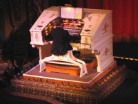 Clark Wilson at the console of the Morton 8-17-2006